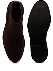 Marrón-Ante - Botas Chelsea sin cordones Off The Hook Torrance de piel de ante - Imagen 6 de 6