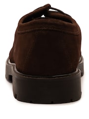 Off The Hook Brown Jovi Casual Lace-Up Suede Leather Boat Shoes - Image 5 of 6