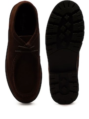 Off The Hook Brown Jovi Casual Lace-Up Suede Leather Boat Shoes - Image 6 of 6