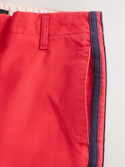 Red Straight Leg Chinos with Side Stripes - Image 6 of 6