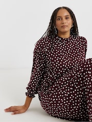 Simply Be Red Supersoft Midi Dress - Image 3 of 4