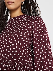 Simply Be Red Supersoft Midi Dress - Image 4 of 4