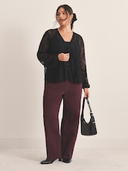 Simply Be Black Lace Cardigan - Image 3 of 4