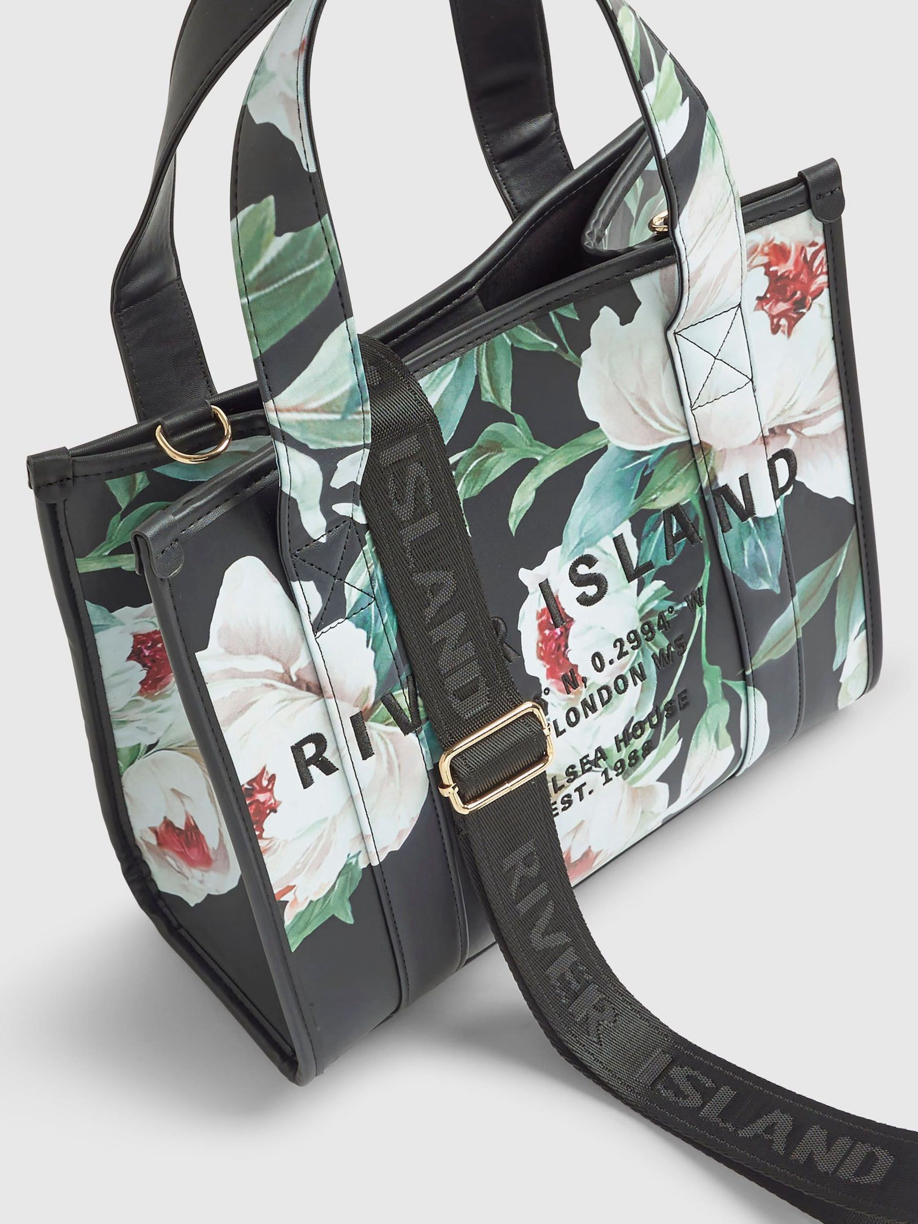 Cumpără River Island Medium Floral Tote Bag from Next Romania