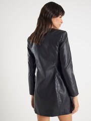 River Island Black Long Sleeve Structured Dress - Image 4 of 4