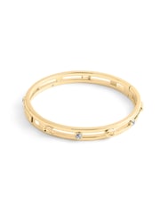COACH Gold Signature C Open Bangle Bracelet - Image 1 of 4