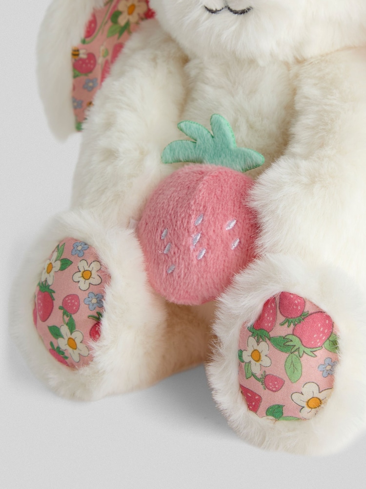 JoJo Maman Bébé Strawberry Betsy Bunny Soft Toy Plushie Small - Image 5 of 5 JoJo Maman Bébé Strawberry Betsy Bunny Soft Toy Plushie Small - Image 5 of 5