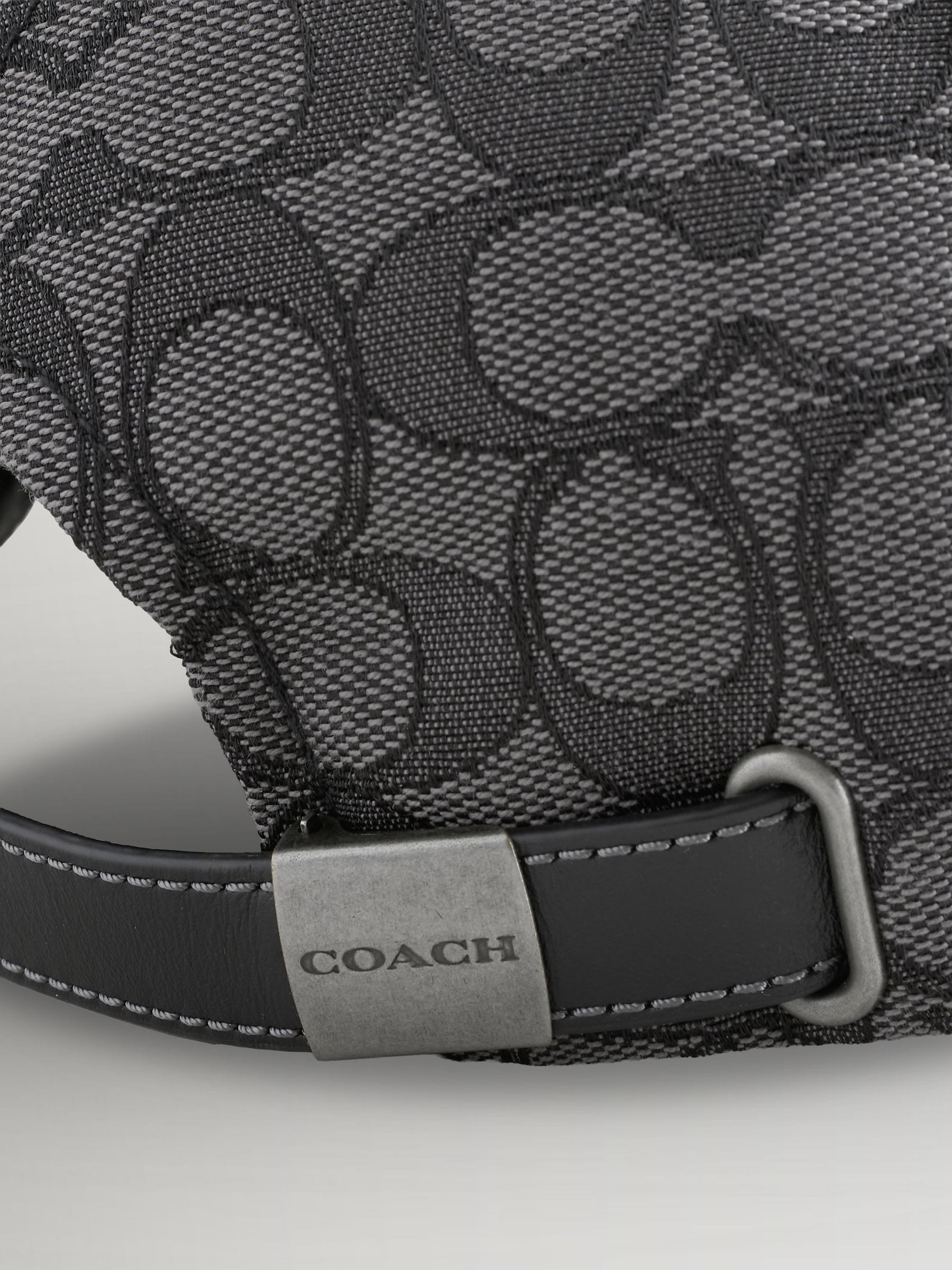 COACH グレー ロゴ キャップ　オールオーバー Buy COACH Grey Signature C Jacquard Baseball Hat from Next USA