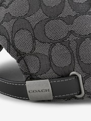 COACH Grey Signature C Jacquard Baseball Hat - Image 2 of 3
