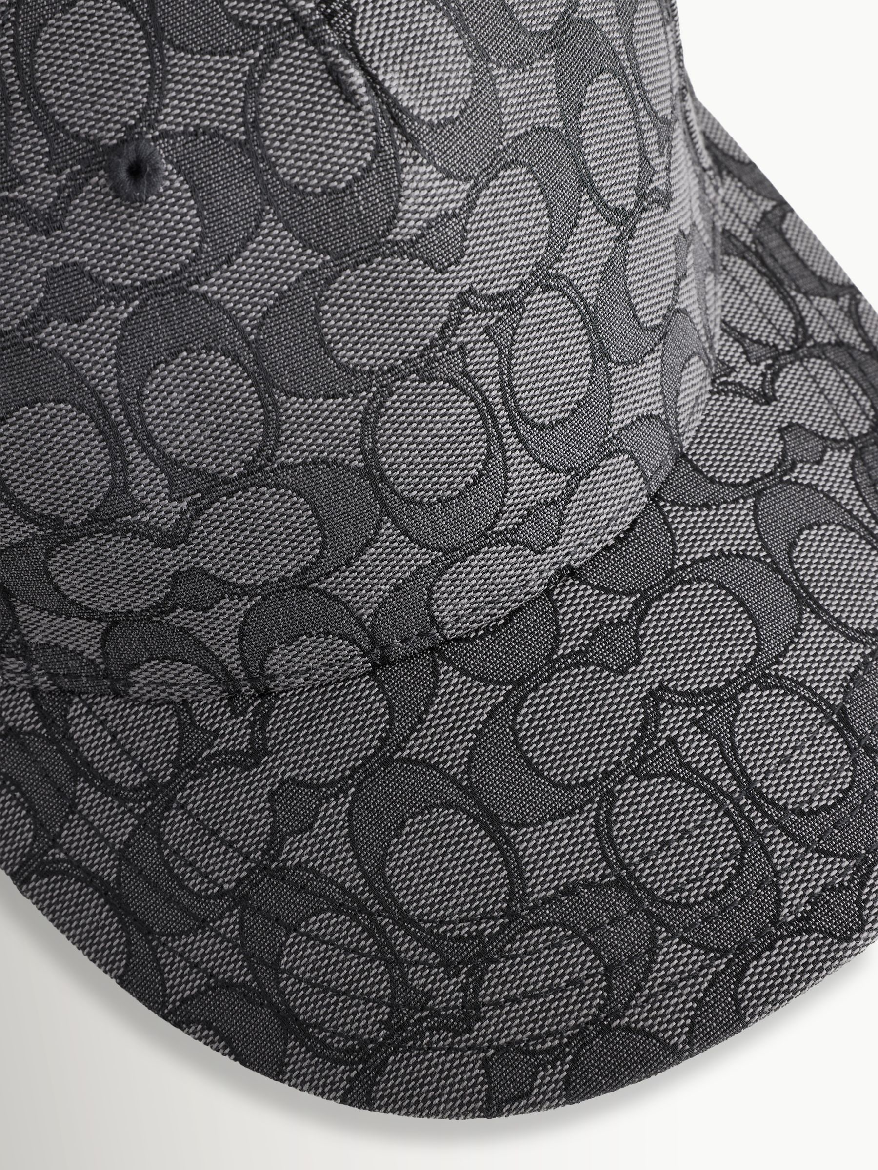 Buy COACH Grey Signature C Jacquard Baseball Hat from Next USA