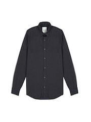 Lyle & Scott Blue Jacquard Interlock Shirt - Image 5 of 5