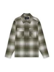 Lyle & Scott Grey Ombre Check Overshirt - Image 5 of 5