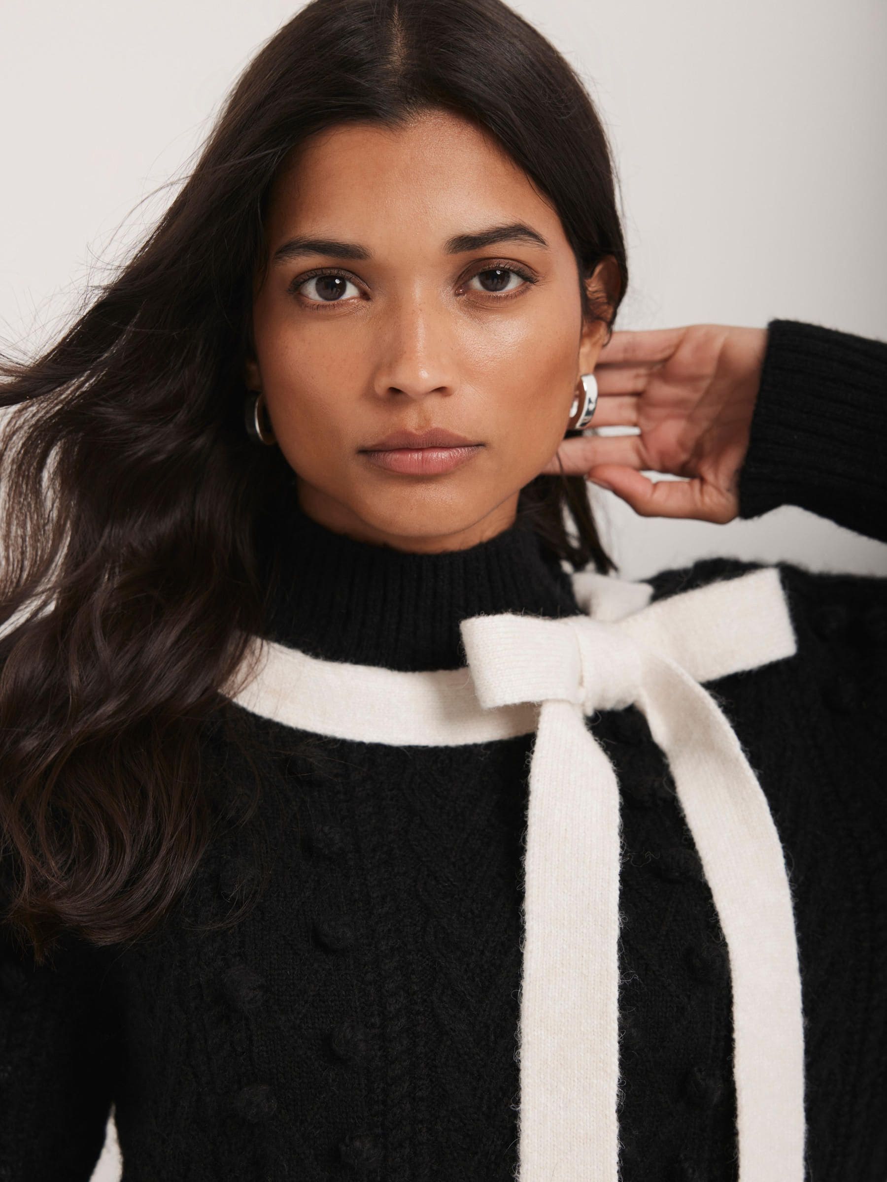 Buy Mint Velvet Black Cable Knit Mini Dress from Next USA