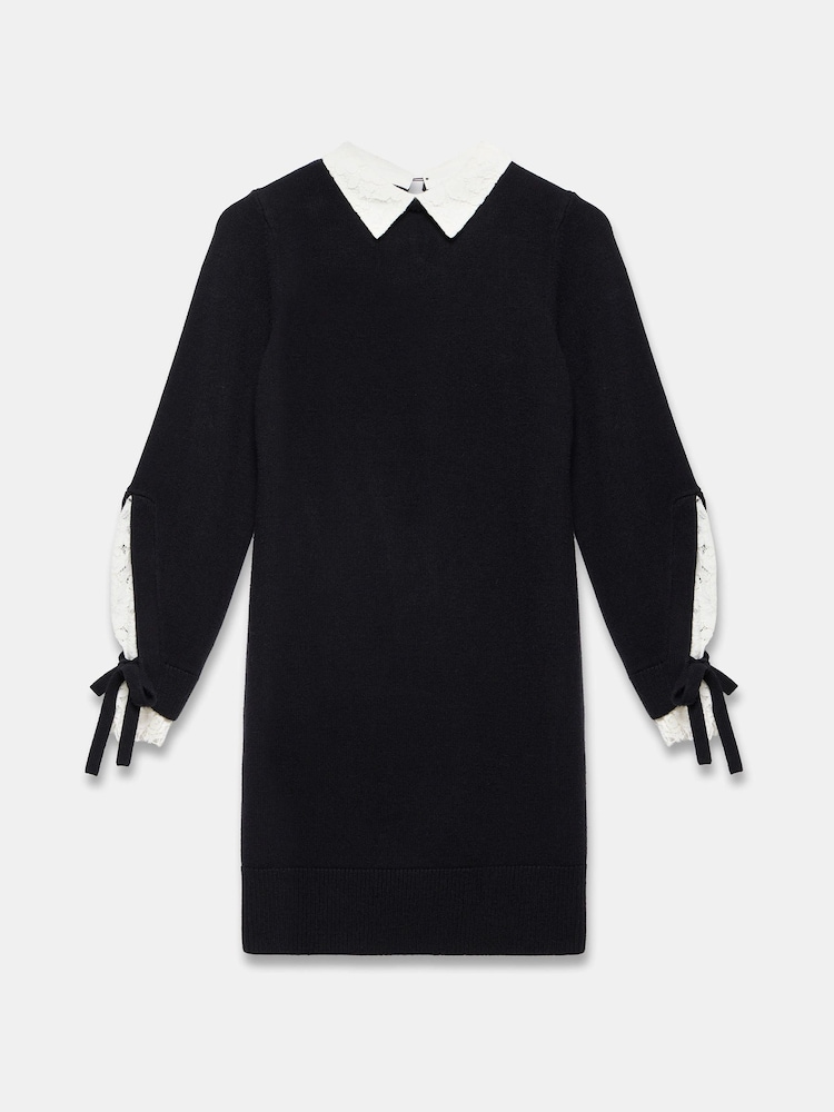 Buy Mint Velvet Black Lace Detail Mini Dress from Next USA