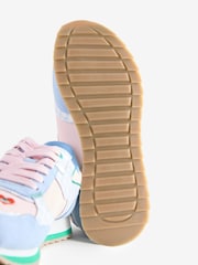 Eleanor Bowmer Blue Chequerboard Chunky Trainers - Image 6 of 6