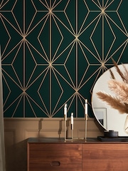 Graham & Brown Emerald Harmony A4 Wallpaper Sample - Image 1 of 3