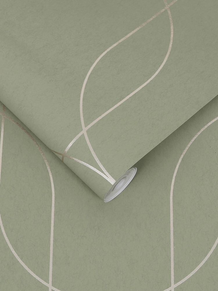 Graham & Brown Sage Palais A4 Wallpaper Sample - Image 3 of 3