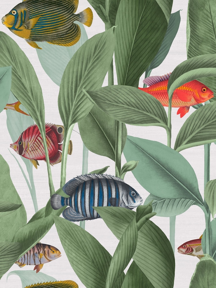 Graham & Brown Lush Aquarium A4 Wallpaper Sample - Image 2 of 4 Graham & Brown Lush Aquarium A4 Wallpaper Sample - Image 2 of 4