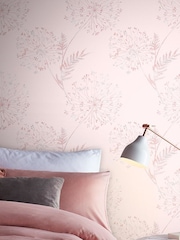 Graham & Brown Blush Wish A4 Wallpaper Sample - Image 1 of 3