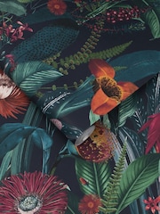 Graham & Brown Midnight Tigerlily A4 Wallpaper Sample - Image 3 of 5