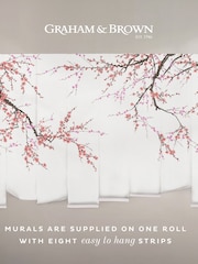 Graham & Brown Soft Pink Sakura A4 Mural Sample - Image 3 of 3