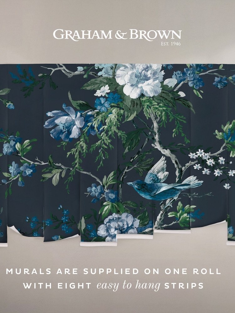 Graham & Brown Midnight Venetian Floral A4 Mural Sample - Image 3 of 3 Graham & Brown Midnight Venetian Floral A4 Mural Sample - Image 3 of 3