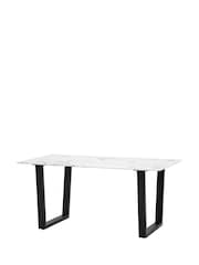 Gallery Home White Durham Effect Dining Table - Image 5 of 7