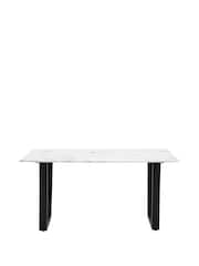 Gallery Home White Durham Effect Dining Table - Image 7 of 7