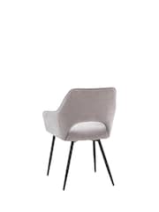 Gallery Home Set of 2 Grey Linden Dining Chairs - Image 6 of 8