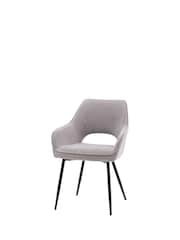 Gallery Home Set of 2 Grey Linden Dining Chairs - Image 7 of 8