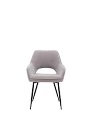 Gallery Home Set of 2 Grey Linden Dining Chairs - Image 8 of 8