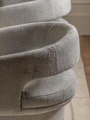 Gallery Home Grey Pimlico Boucle Dining Chair - Image 2 of 8