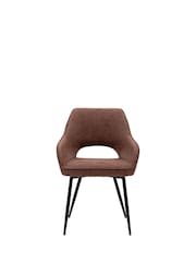 Gallery Home Set of 2 Brown Linden Dining Chairs - Image 7 of 7