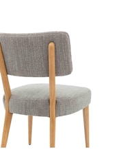 Gallery Home Set of 2 Grey Almanac Dining Chairs - Image 4 of 8