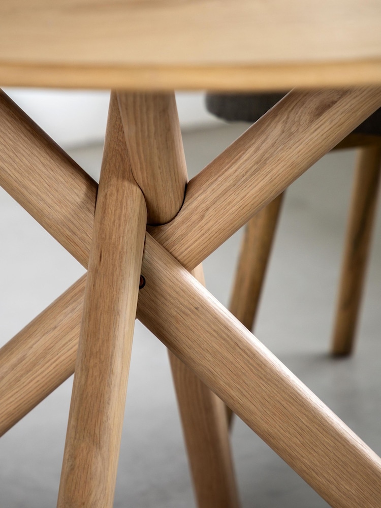 Gallery Home Natural Nordic Dining Table - Image 2 of 7 Gallery Home Natural Nordic Dining Table - Image 2 of 7