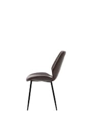 Gallery Home Brown Set of 2 Bromley Dining Chairs - Image 5 of 7