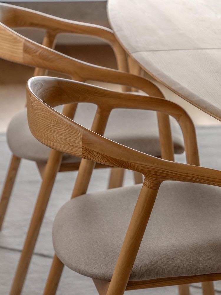 Gallery Home Light Wood Afton Dining Chair UPH - Image 2 of 8