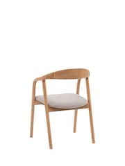 Gallery Home Light Wood Afton Dining Chair UPH - Image 5 of 8