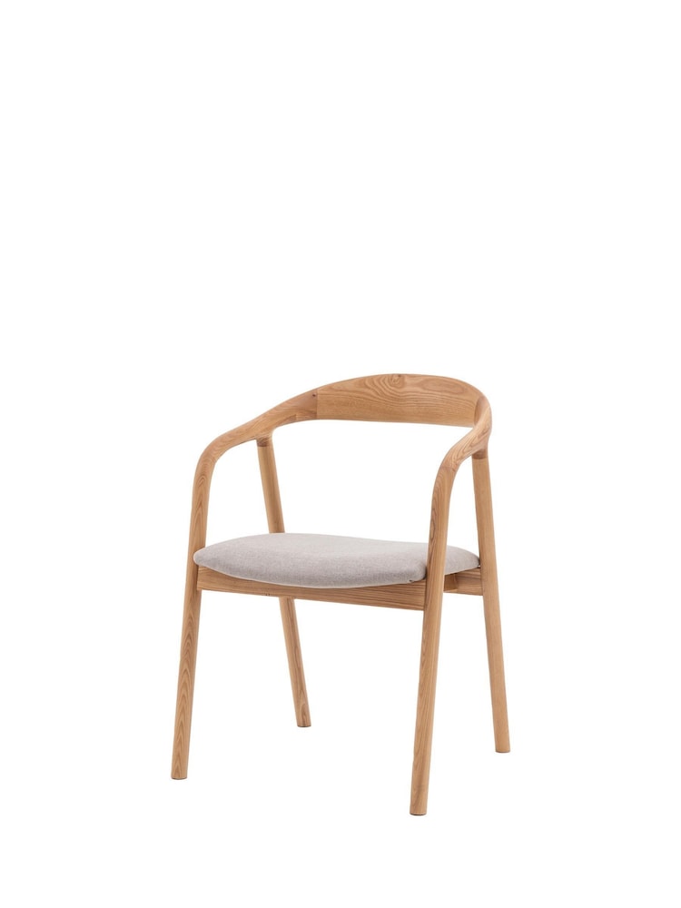 Gallery Home Light Wood Afton Dining Chair UPH - Image 8 of 8