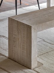 Gallery Home White Fairview Dining Bench - Image 3 of 7