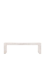 Gallery Home White Fairview Dining Bench - Image 7 of 7