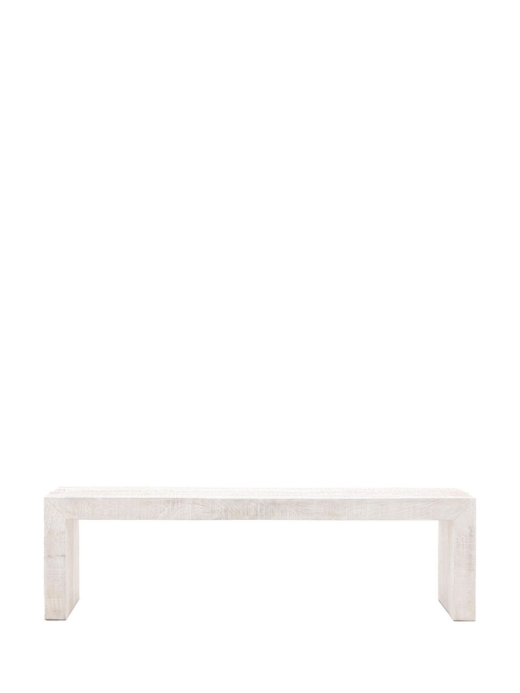 Gallery Home White Fairview Dining Bench - Image 7 of 7 Gallery Home White Fairview Dining Bench - Image 7 of 7
