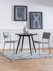 Gallery Home Black Lexington Round Dining Table - Image 1 of 5