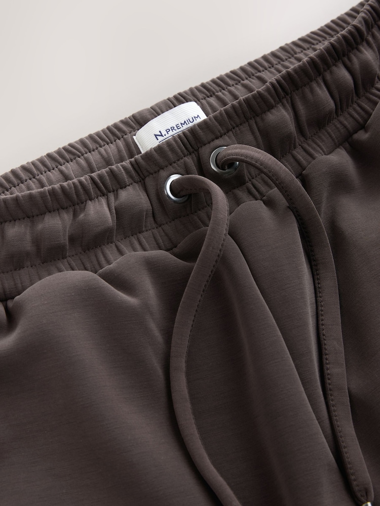 Chocolate Brown N. Premium Wide Leg Joggers - Image 8 of 8 Chocolate Brown N. Premium Wide Leg Joggers - Image 8 of 8