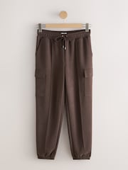 Chocolate Brown N. Premium Cargo Pocket Cuffed Joggers - Image 6 of 8