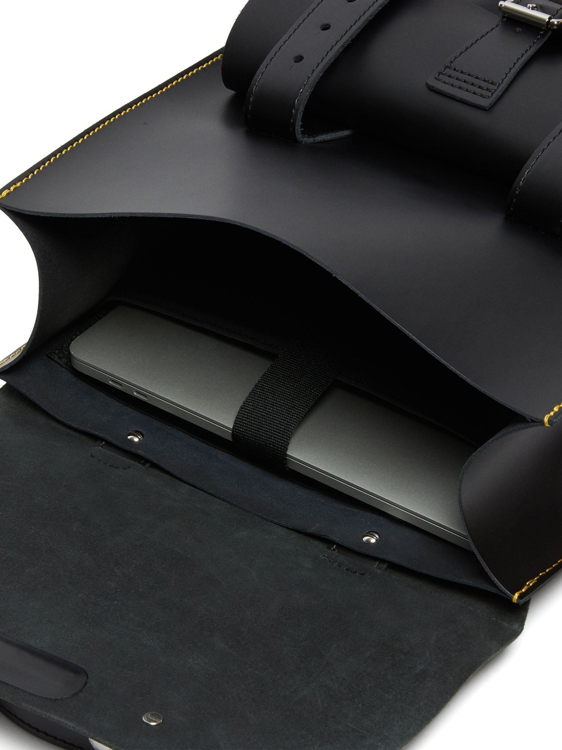 Buy Dr. Martens Black Smooth Leather Backpack from Next USA