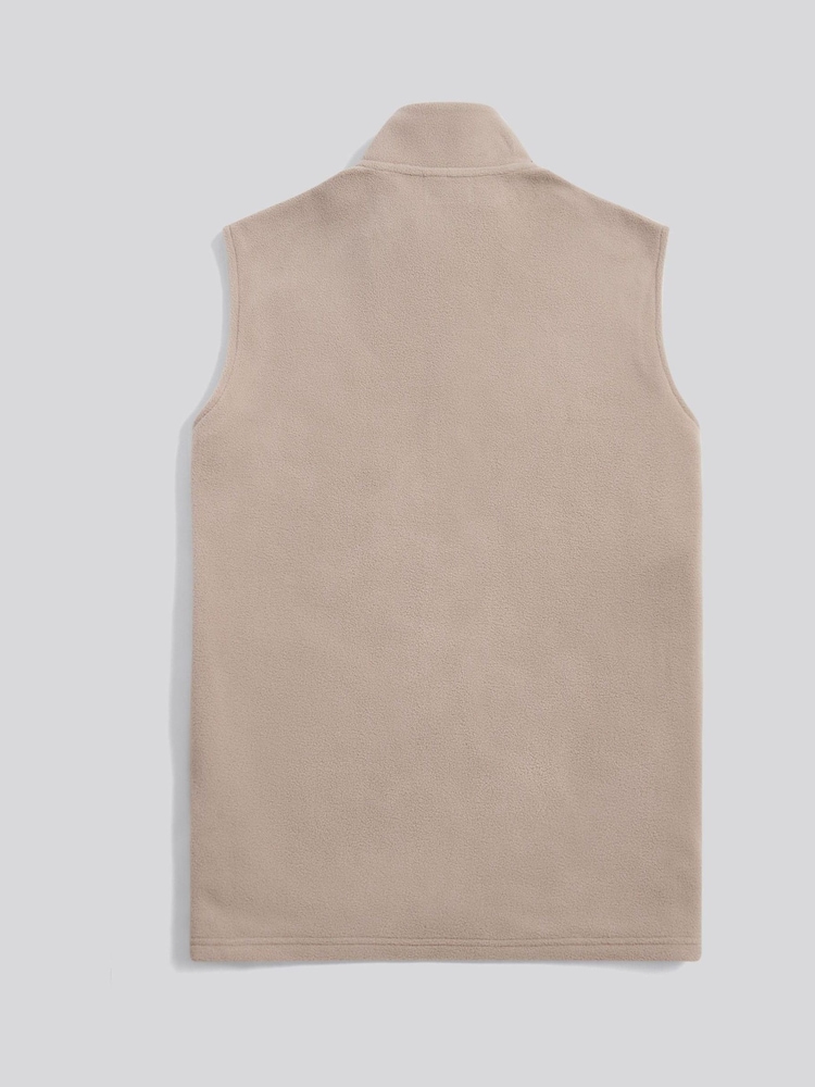 U.S. Polo Assn Natural Micro Fleece Gilet - Image 2 of 5 U.S. Polo Assn Natural Micro Fleece Gilet - Image 2 of 5