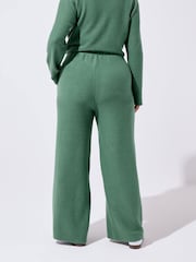 Yours Curve Green Limited Wide Leg Trousers - Image 3 of 5