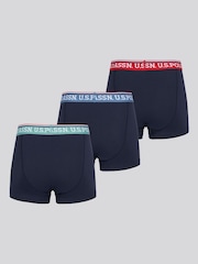 U.S. Polo Assn Blue USPA Trunk 3 Pack - Image 2 of 3