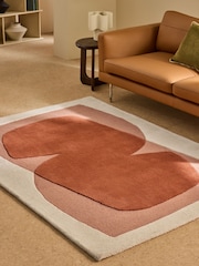 MADE.COM Rust Kinney Wool Tufted Rug - Image 1 of 5